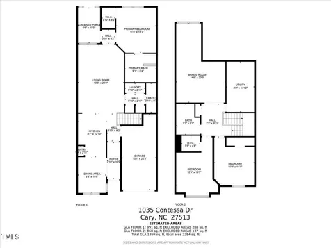 1035 Contessa Drive Cary NC 27513