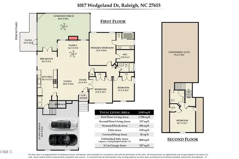 1017 Wedgeland Drive Raleigh NC 27615
