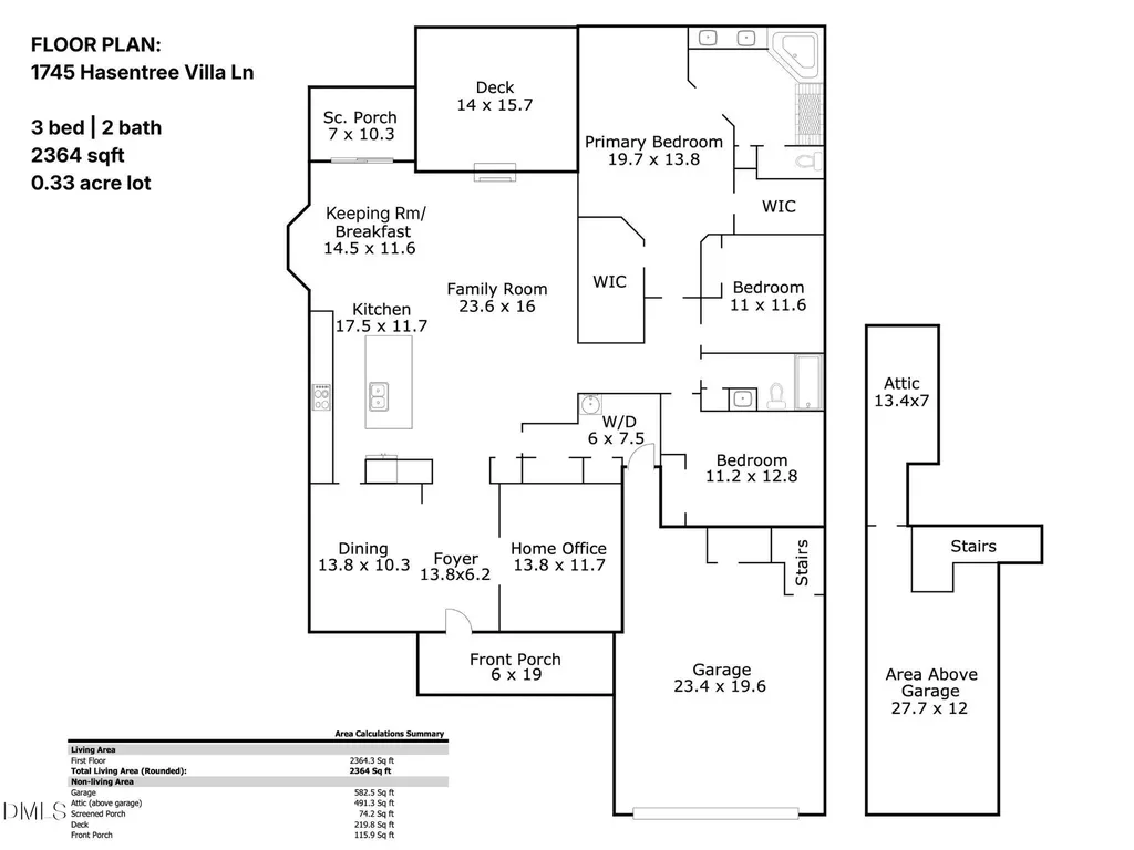 1745 Hasentree Villa Lane Wake Forest NC 27587