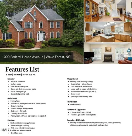 1000 Federal House Avenue Wake Forest NC 27587