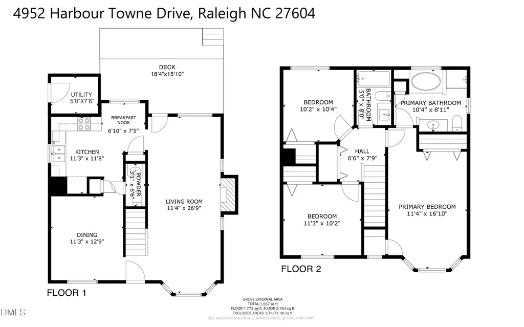 4952 Harbour Towne Drive Raleigh NC 27604