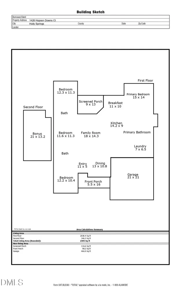 1428 Hopson Downs Court Holly Springs NC 27540