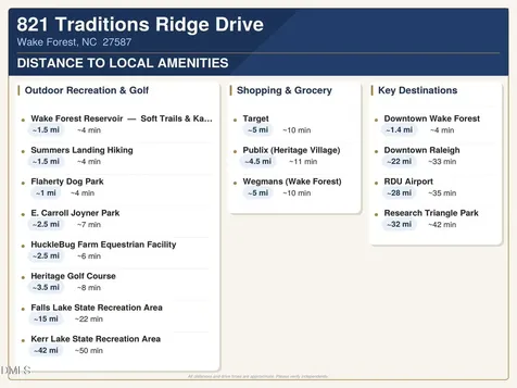 821 Traditions Ridge Drive Wake Forest NC 27587