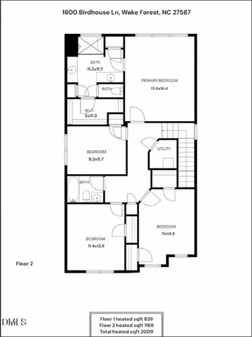 1800 Birdhouse Lane Wake Forest NC 27587