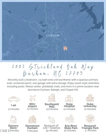 2002 Strickland Oak Way Durham NC 27703