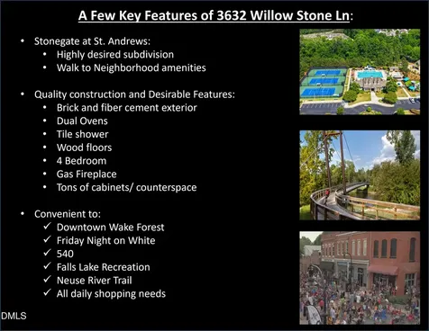 3632 Willow Stone Lane Wake Forest NC 27587