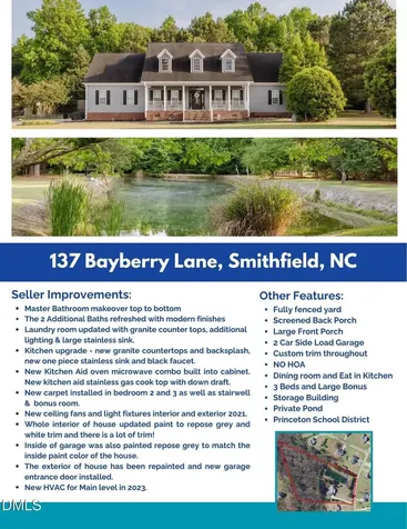 137 Bayberry Lane Smithfield NC 27577