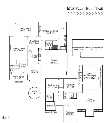 6728 Fawn Hoof Trail Holly Springs NC 27540