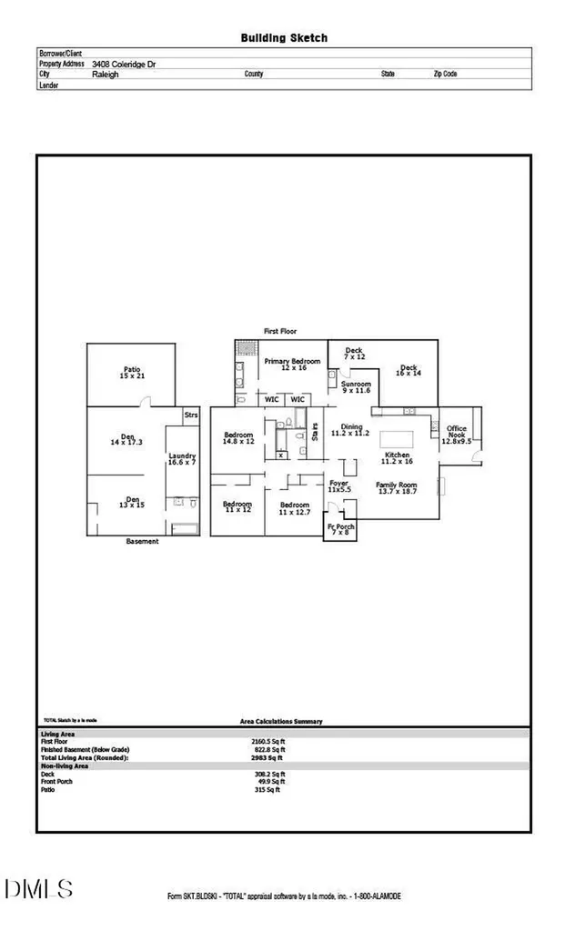 3408 Coleridge Drive Raleigh NC 27609