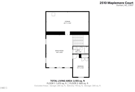 2510 Maplemere Court Durham NC 27703