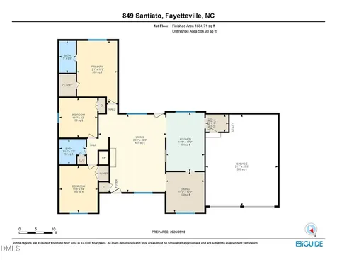849 Santiato Drive Fayetteville NC 28314