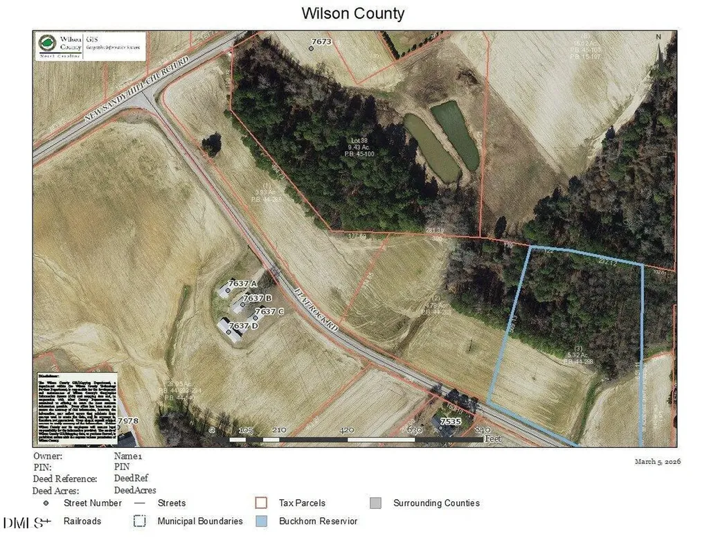 Tract 3 Flat Rock Road Sims NC 27880