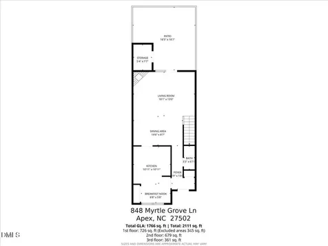 848 Myrtle Grove Lane Apex NC 27502