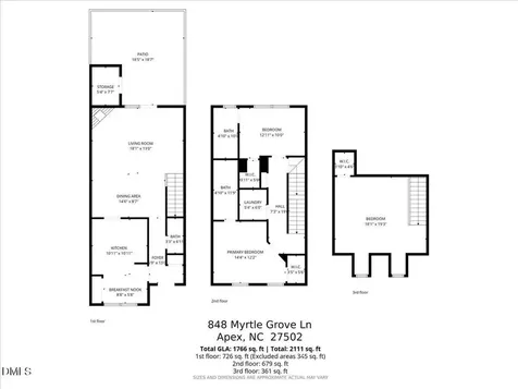 848 Myrtle Grove Lane Apex NC 27502