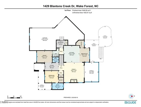 1429 Blantons Creek Drive Wake Forest NC 27587