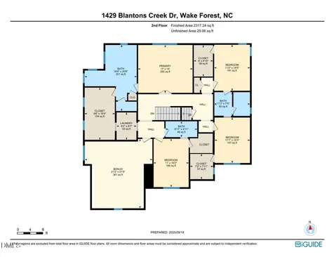 1429 Blantons Creek Drive Wake Forest NC 27587