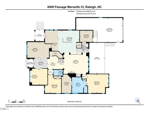 8409 Passage Marseille Court Raleigh NC 27615