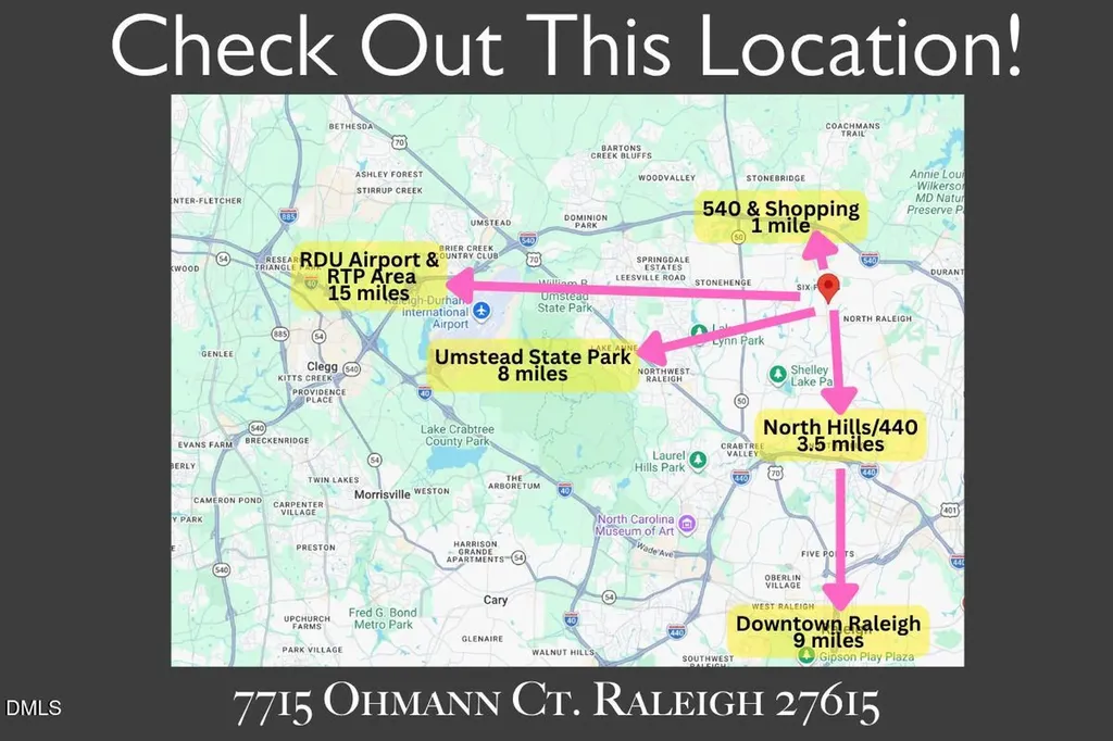 7715 Ohmann Court Raleigh NC 27615
