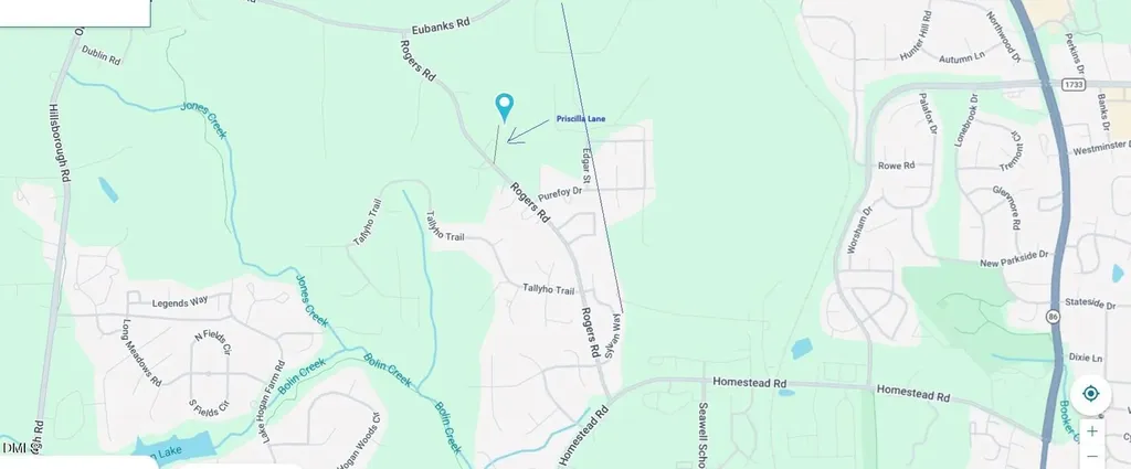 Sr 1729 NE Priscilla (private) Lane NE Chapel Hill NC 27516