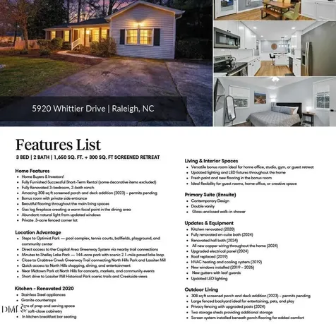 5920 Whittier Drive Raleigh NC 27609
