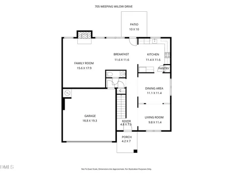 705 Weeping Willow Drive Durham NC 27704