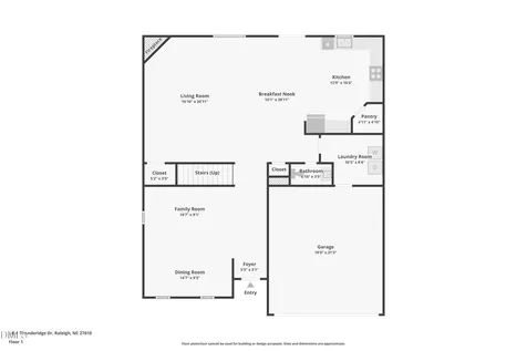 5456 Thunderidge Drive Raleigh NC 27610