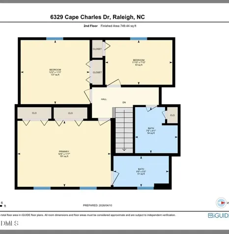 6329 Cape Charles Drive Raleigh NC 27617