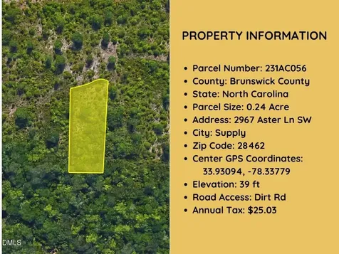 2967 Aster Lane SW Supply NC 28452