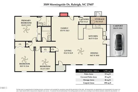3509 Morningside Drive Raleigh NC 27607