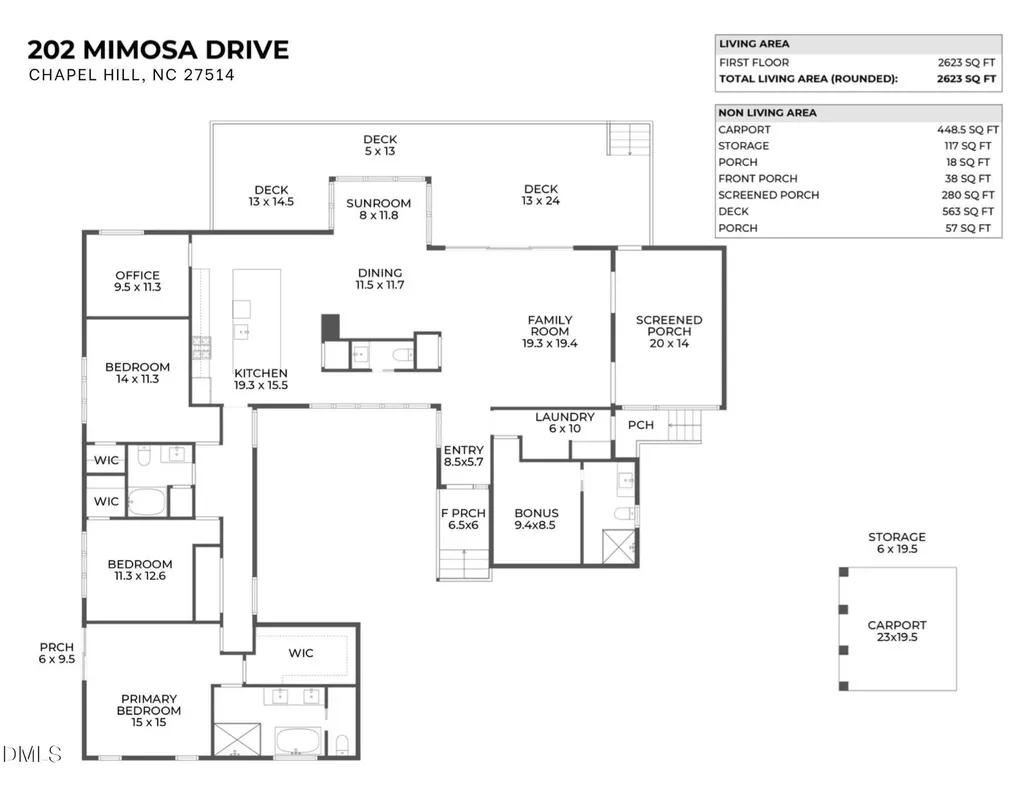 202 Mimosa Drive Chapel Hill NC 27514
