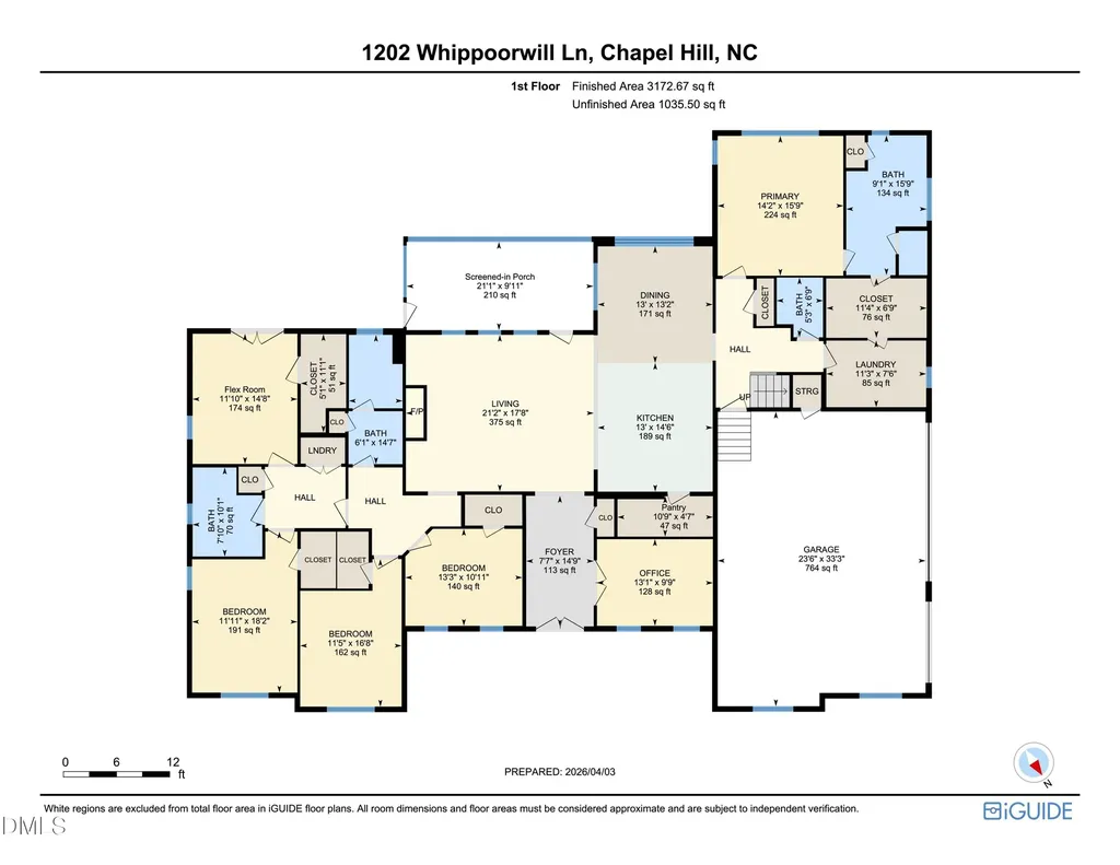 1202 Whippoorwill Lane Chapel Hill NC 27517