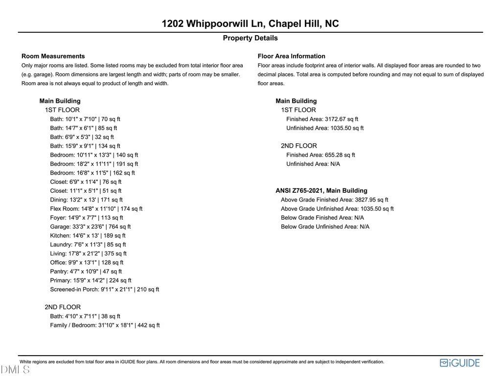 1202 Whippoorwill Lane Chapel Hill NC 27517