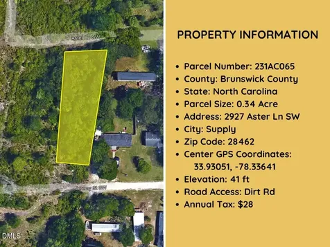 2927 Aster Lane SW Supply NC 28452