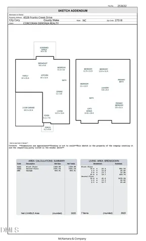 4028 Franks Creek Drive Cary NC 27518