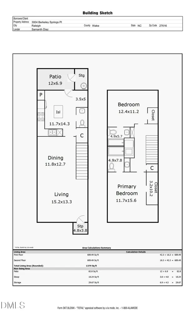 3004 Berkeley Springs Place Raleigh NC 27616