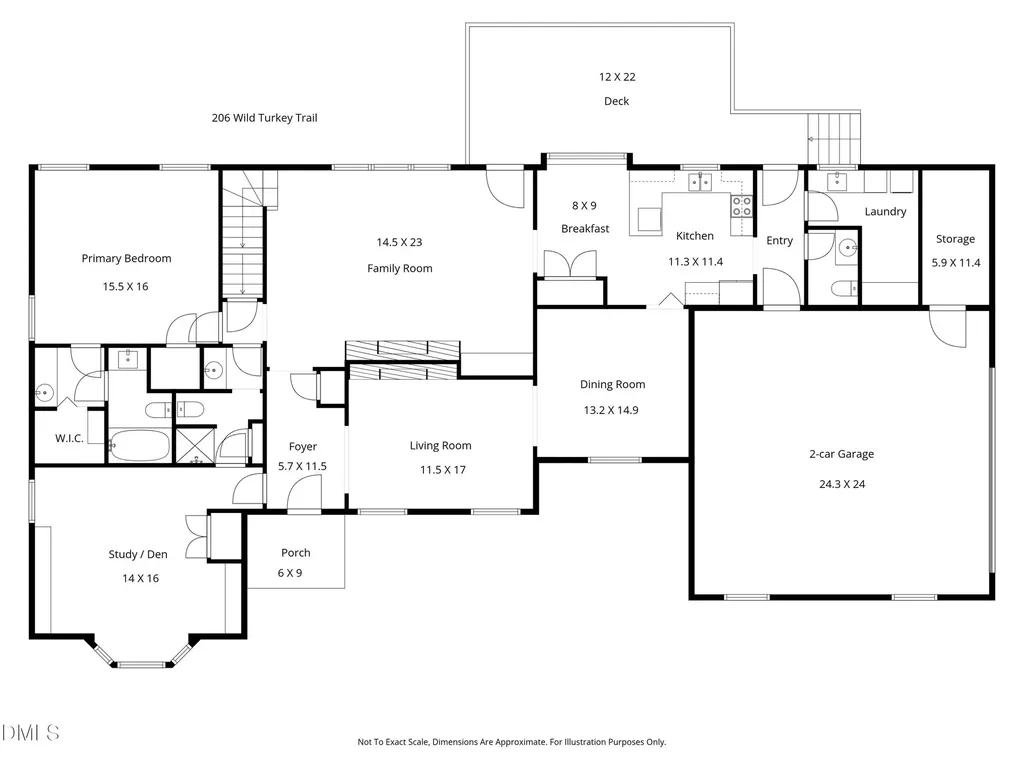 206 Wild Turkey Trail Chapel Hill NC 27516