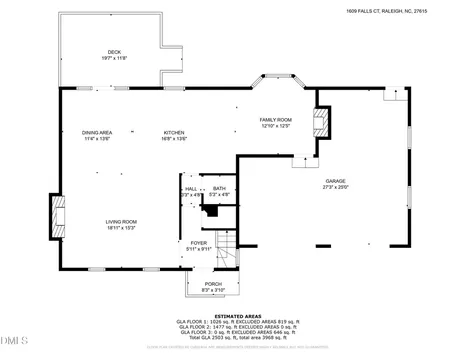 1609 Falls Court Raleigh NC 27615