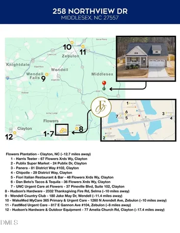 258 Northview Drive Middlesex NC 27557