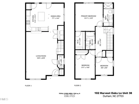102 Harvest Oaks Lane Durham NC 27703