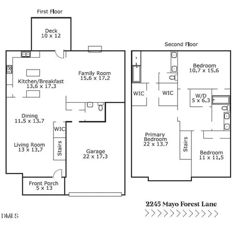 2245 Mayo Forest Lane Morrisville NC 27560