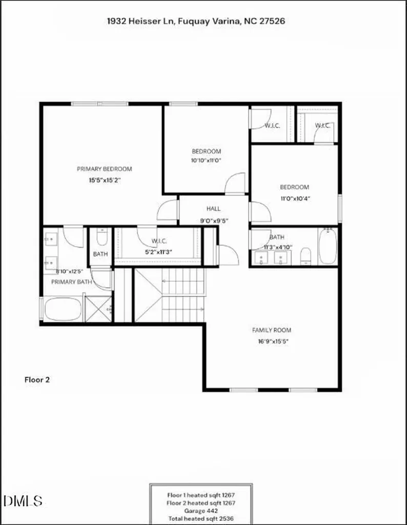 1932 Heisser Lane Fuquay Varina NC 27526