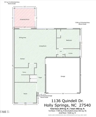 1136 Quindell Drive Holly Springs NC 27540