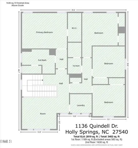 1136 Quindell Drive Holly Springs NC 27540