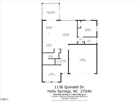 1136 Quindell Drive Holly Springs NC 27540