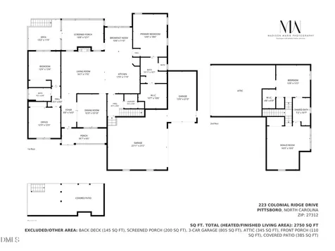 223 Colonial Ridge Drive Pittsboro NC 27312