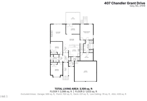 407 Chandler Grant Drive Cary NC 27519
