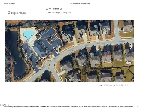 2377 Terrmini Drive Apex NC 27502