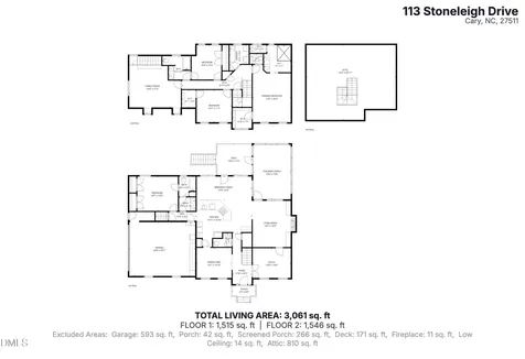 113 Stoneleigh Drive Cary NC 27511
