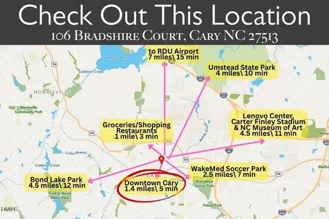 106 Bradshire Court Cary NC 27513