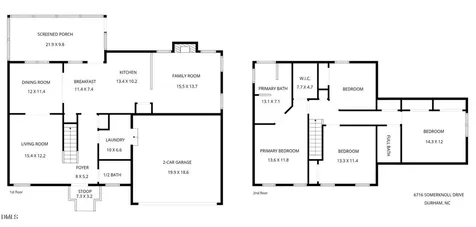 6716 Somerknoll Drive Durham NC 27713